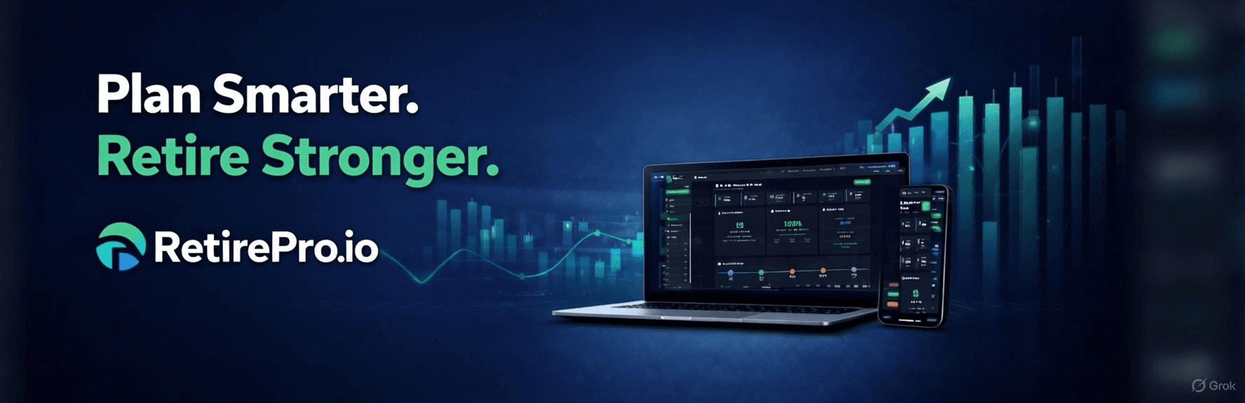 RetirePro Dashboard - Plan your retirement with confidence